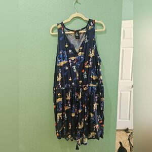 Torrid Nightmare Before Christmas sleeveless romper size 2